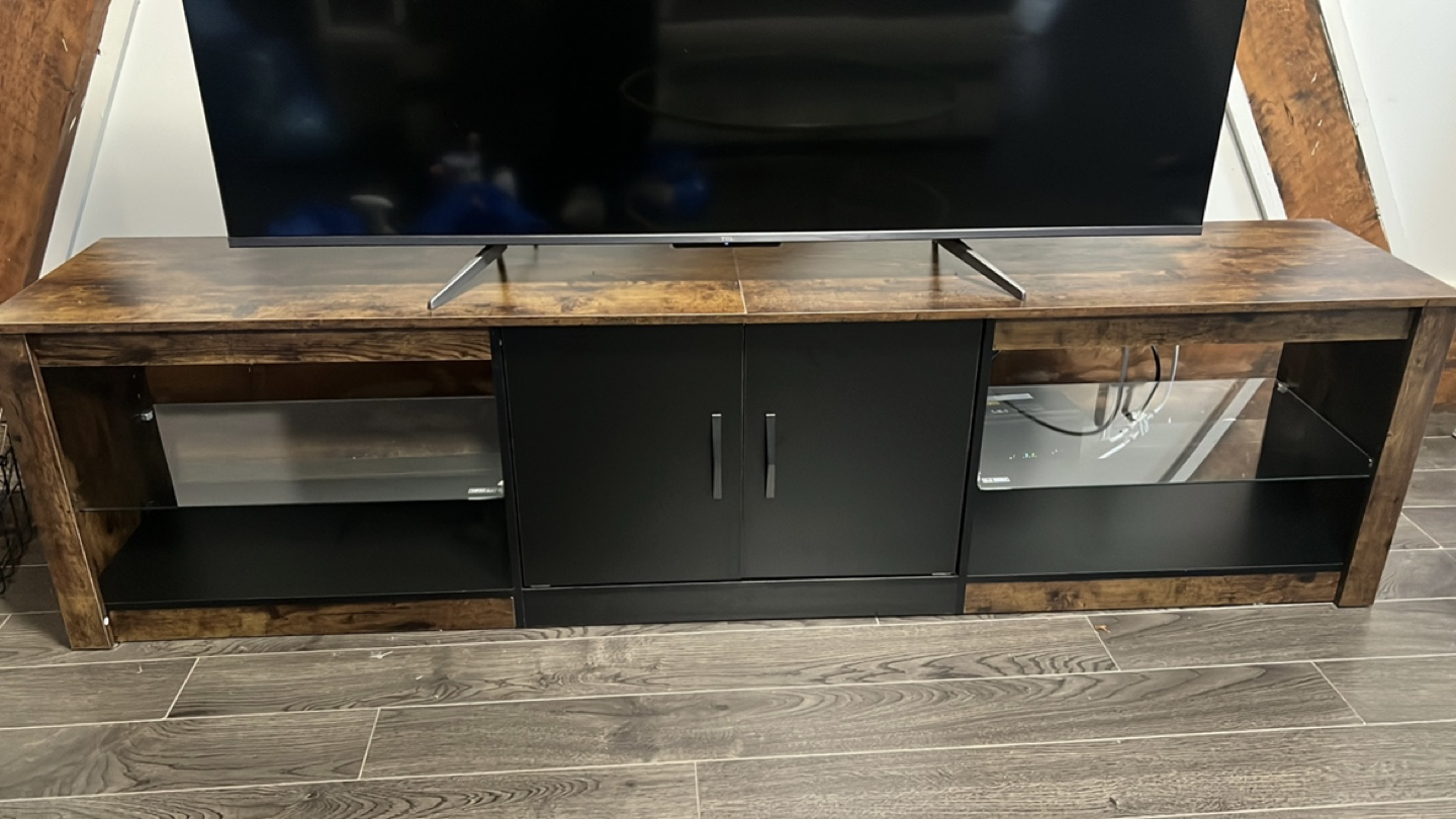 TV Stand with LED Lights - photo 2