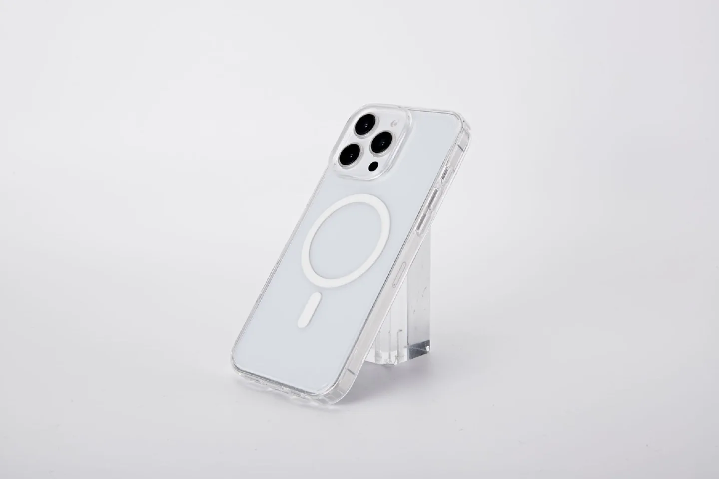 iPhone 16 Pro Max Transparent Acrylic Case Shockproof MagSafe image indicator(3)