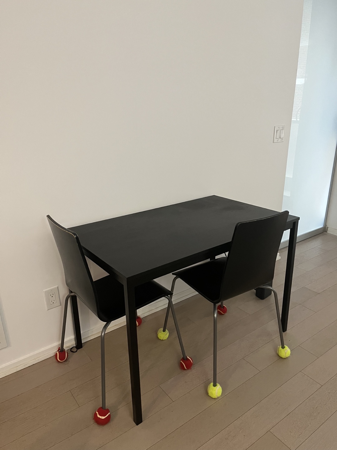 Black Dining Table and Chairs