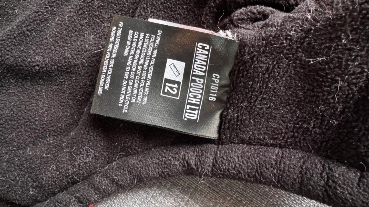 Canada Pooch Dog Coat Size 12 image indicator(3)