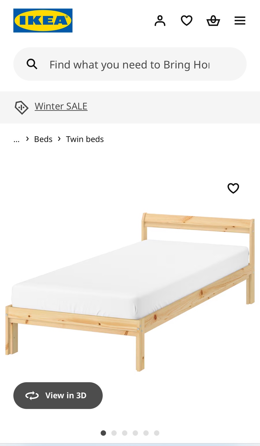 IKEA Twin Bed Frame