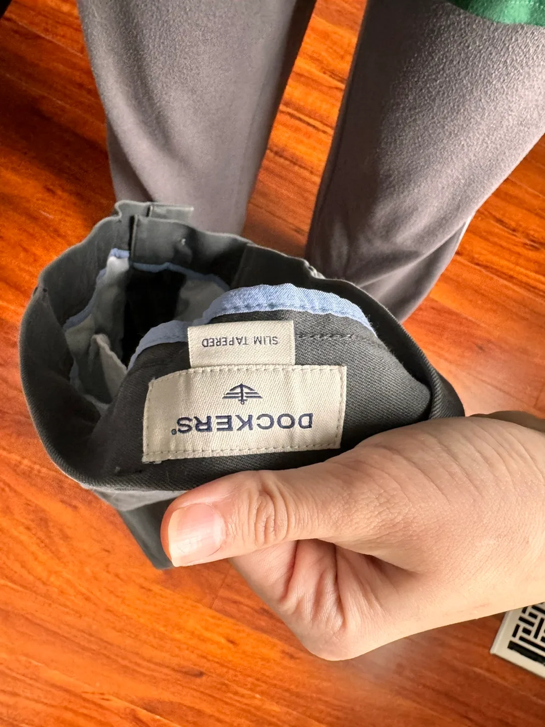 Men’s Grey Slim Tapered Dockers Jeans image indicator(6)