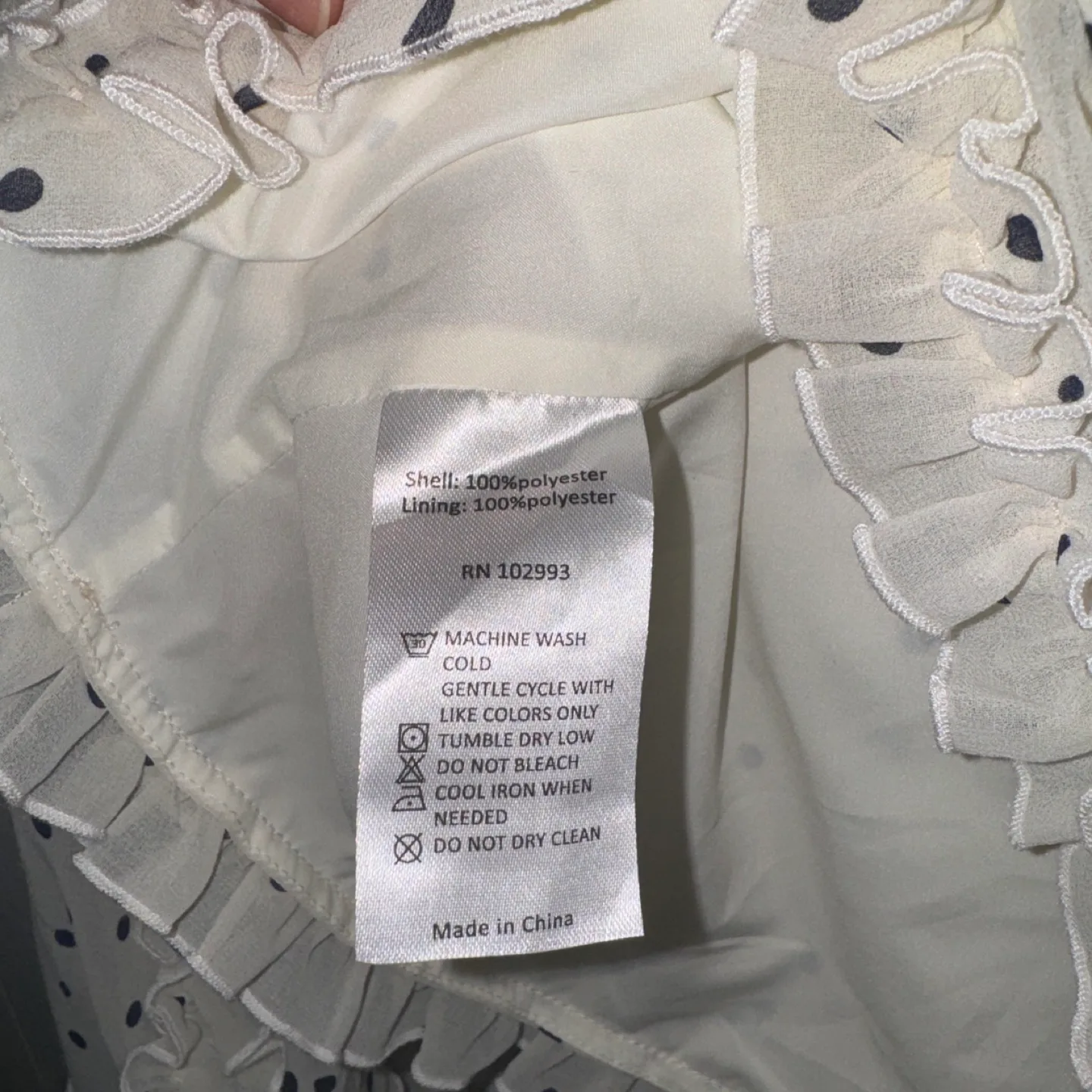 Small Koché Designer Polka Dot Blouse NEW without tags image indicator(9)