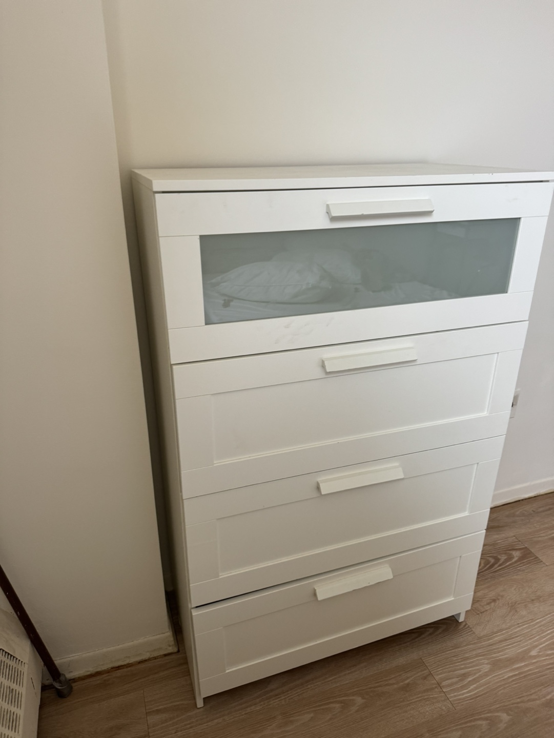 IKEA BRIMNES 4-drawer Dresser White - photo 2