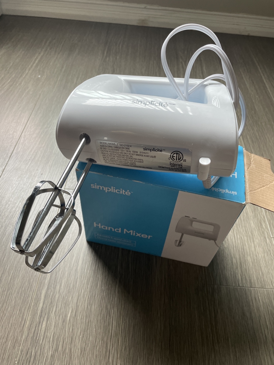 Simplicite Hand Mixer - photo 3