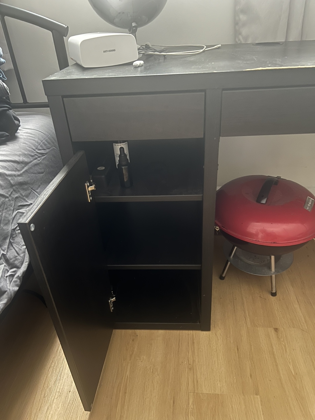 IKEA Desk with Drawer and Cabinet - photo 4