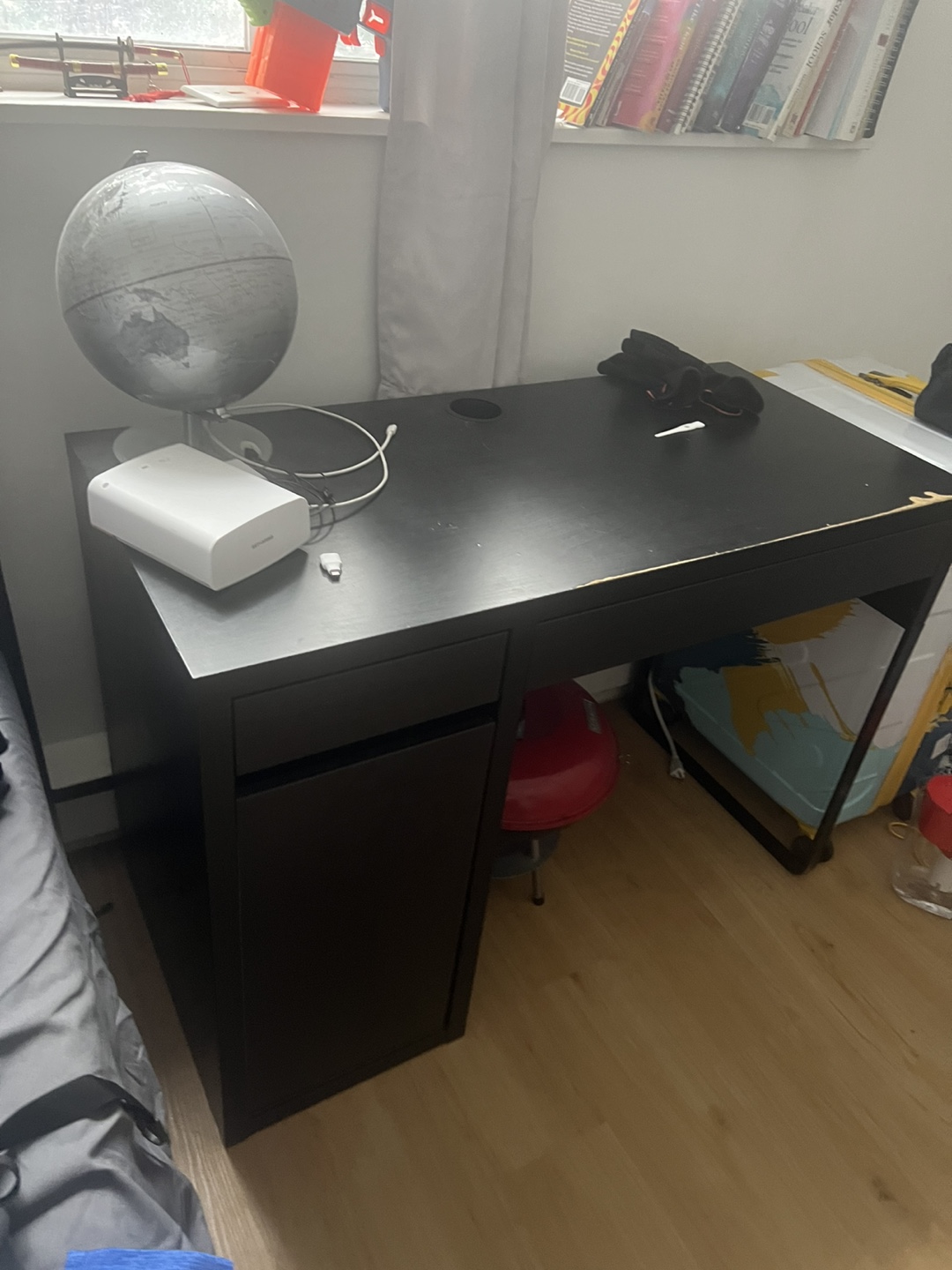 IKEA Desk with Drawer and Cabinet - photo 2