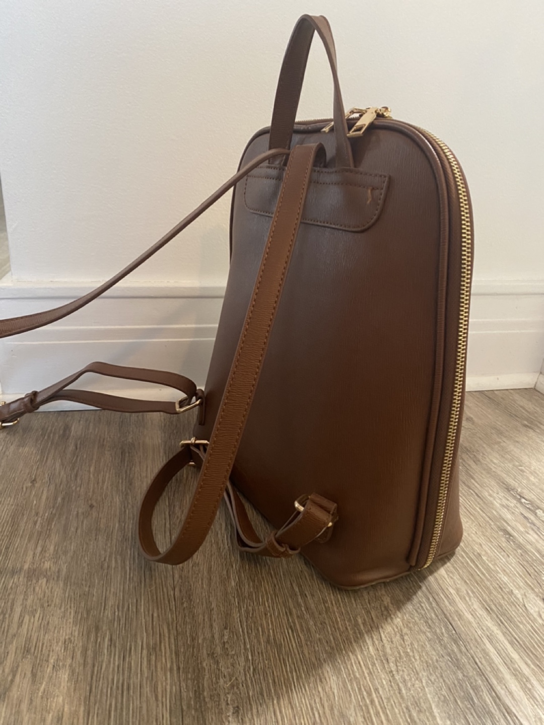 Brown Leather Backpack Purse - photo 2