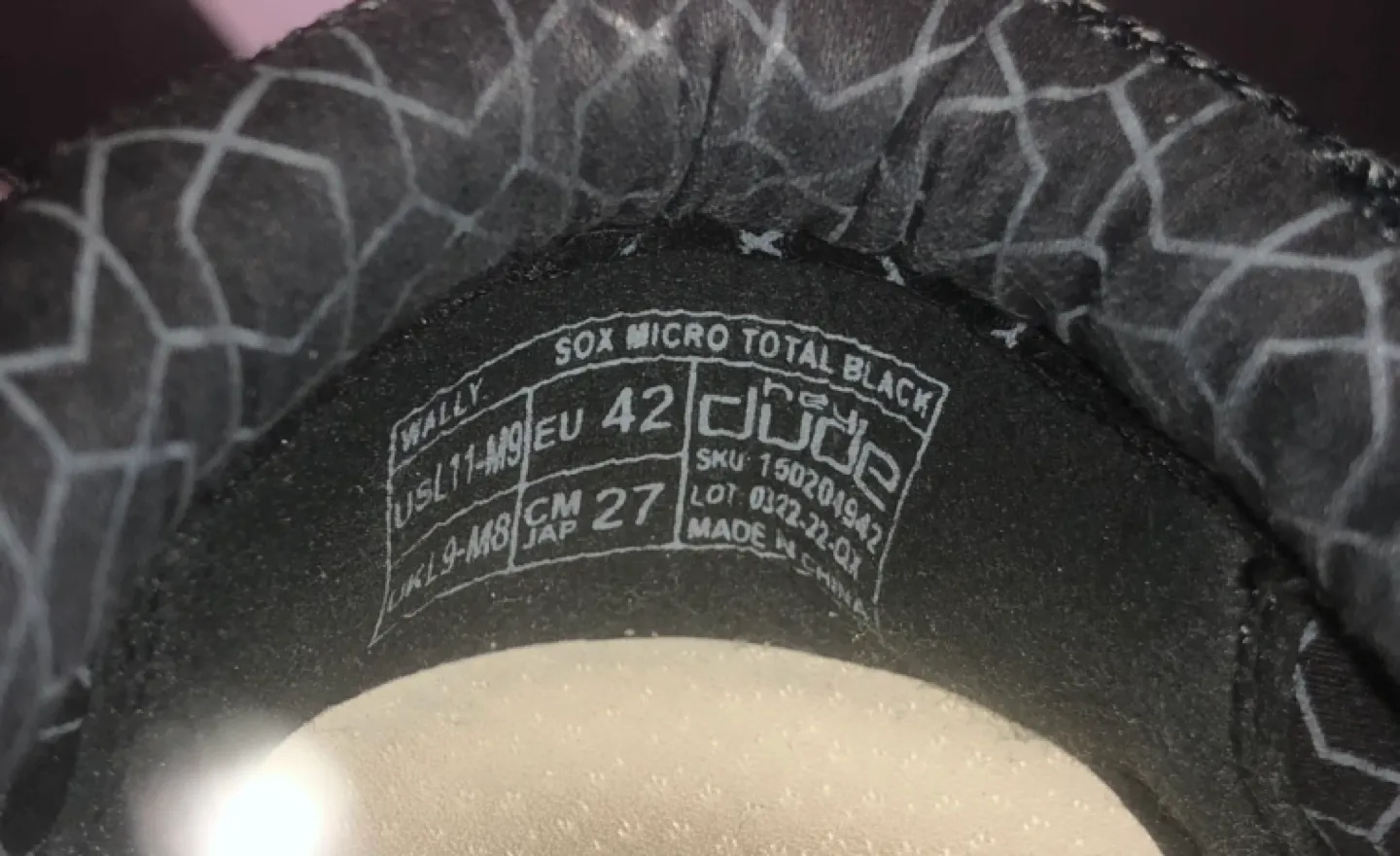 Hey Dude Shoes Size 11 Black image indicator(5)