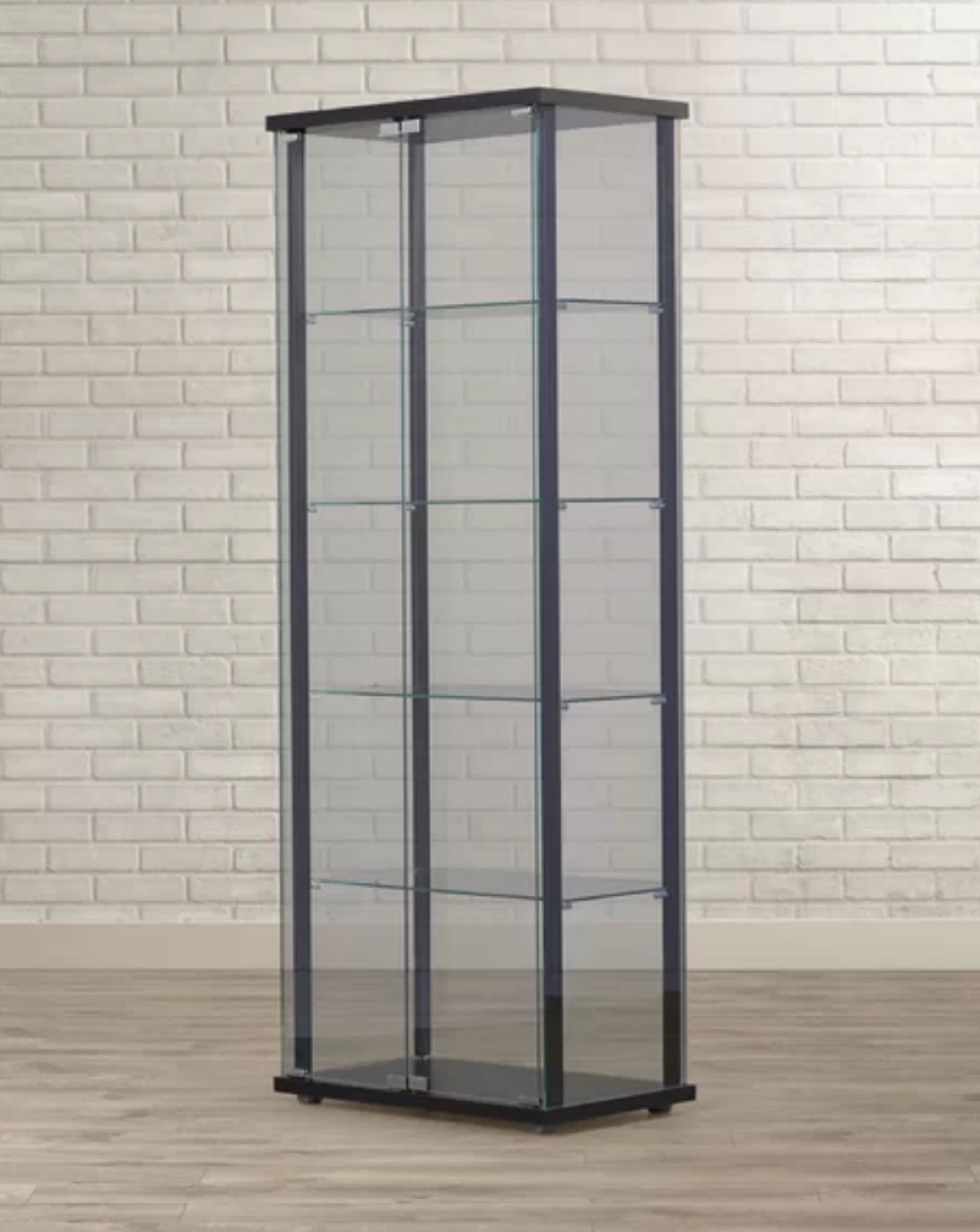 Black Glass Display Cabinet - photo 2
