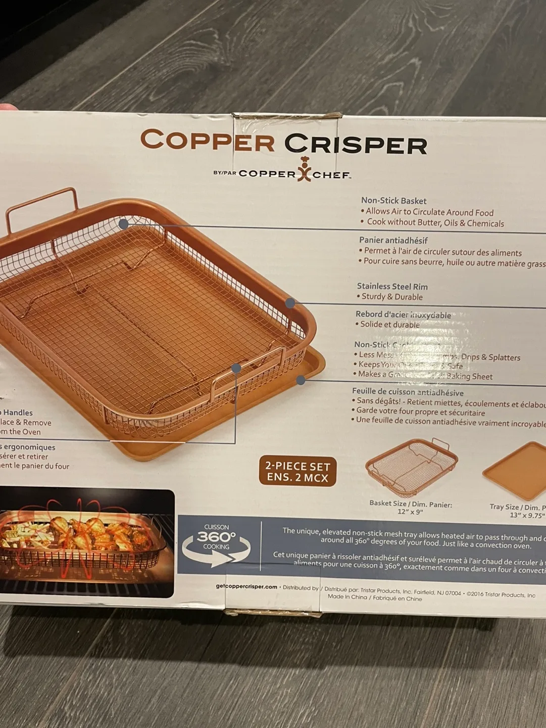 Copper Crisper 2-Piece Set tray image indicator(2)