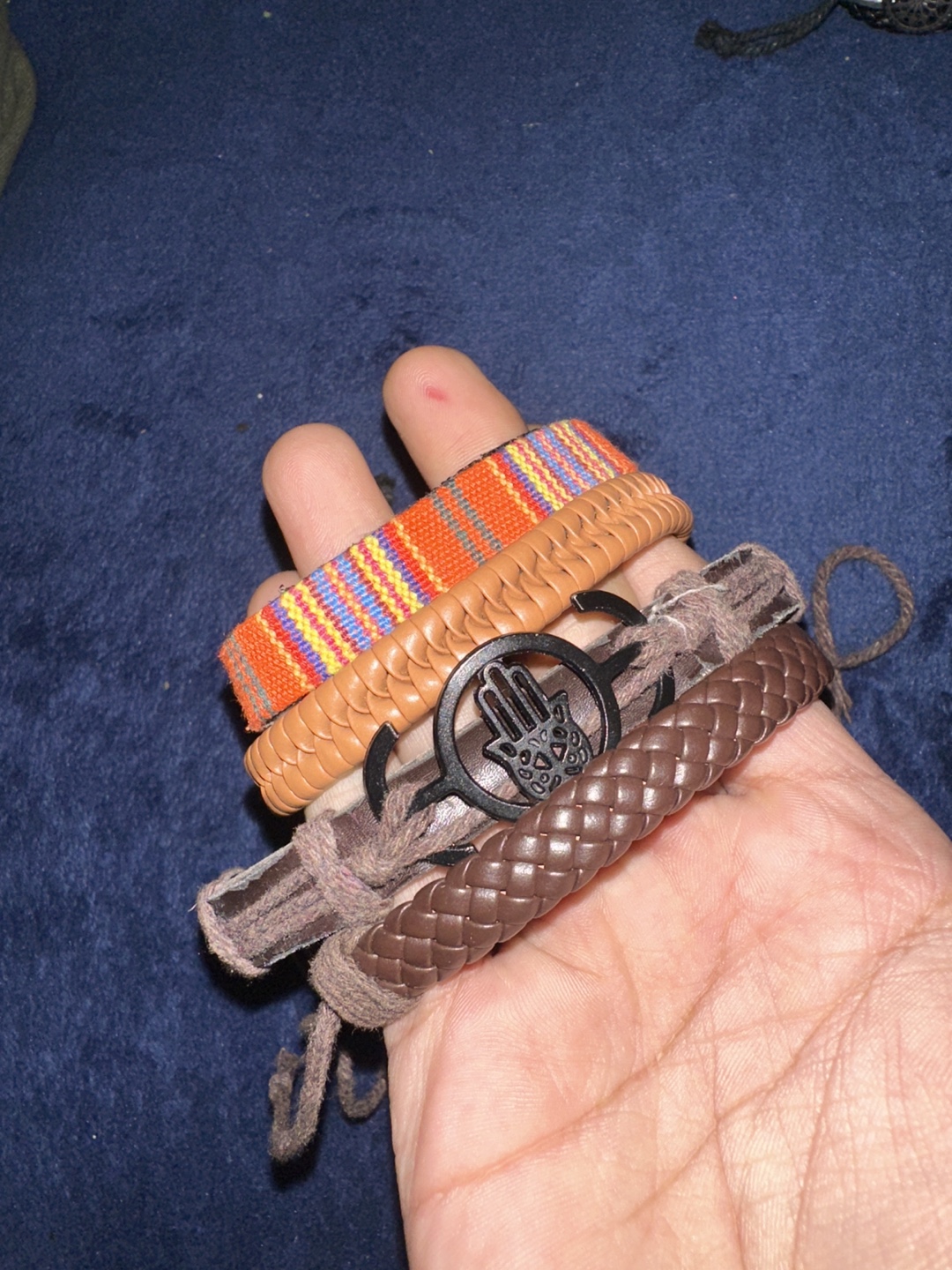 Set of 4 Braided Bracelets