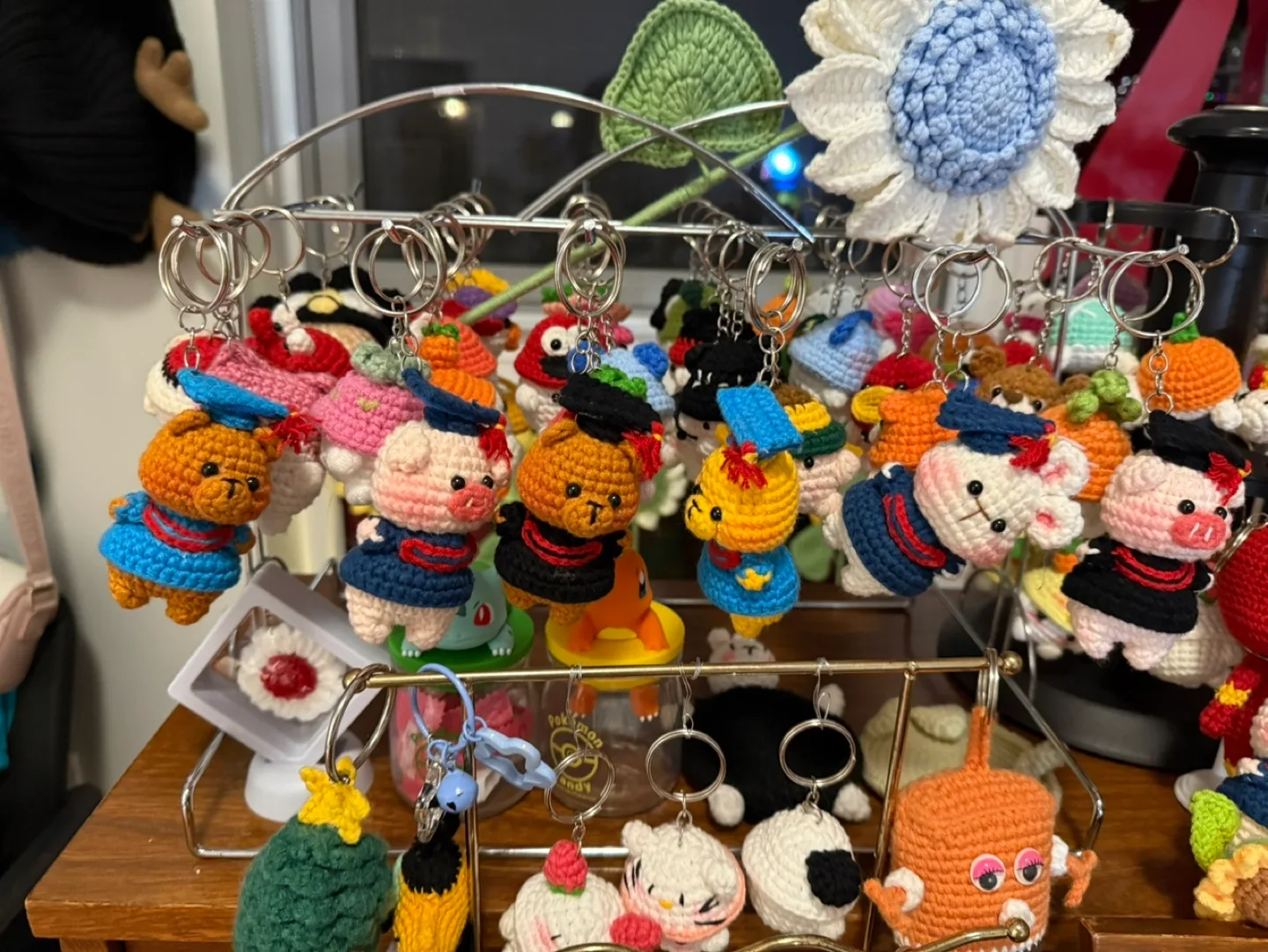 Crocheted Graduation Bear Keychains image indicator(2)