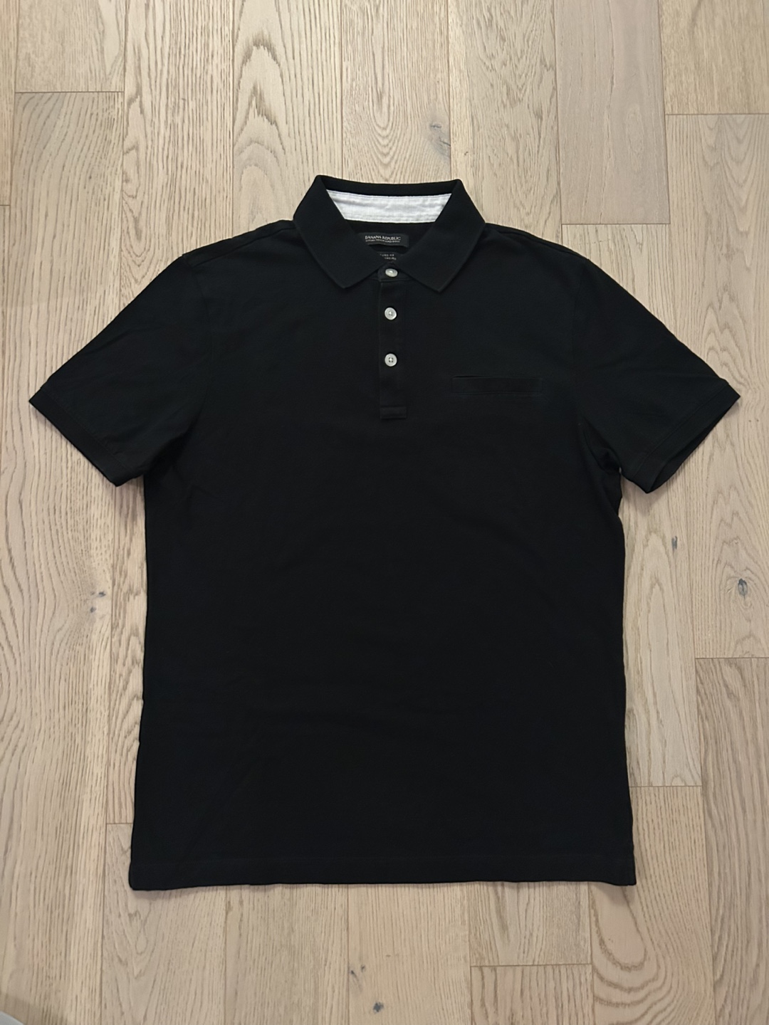Banana Republic Men's Black Polo Shirt