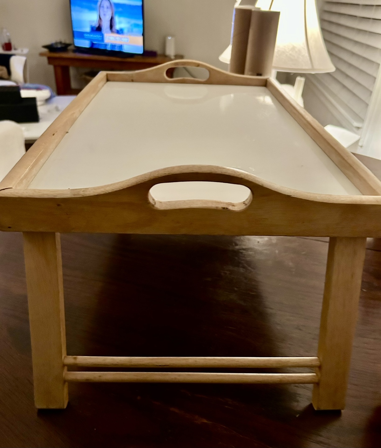 Wooden Bed Tray - photo 2