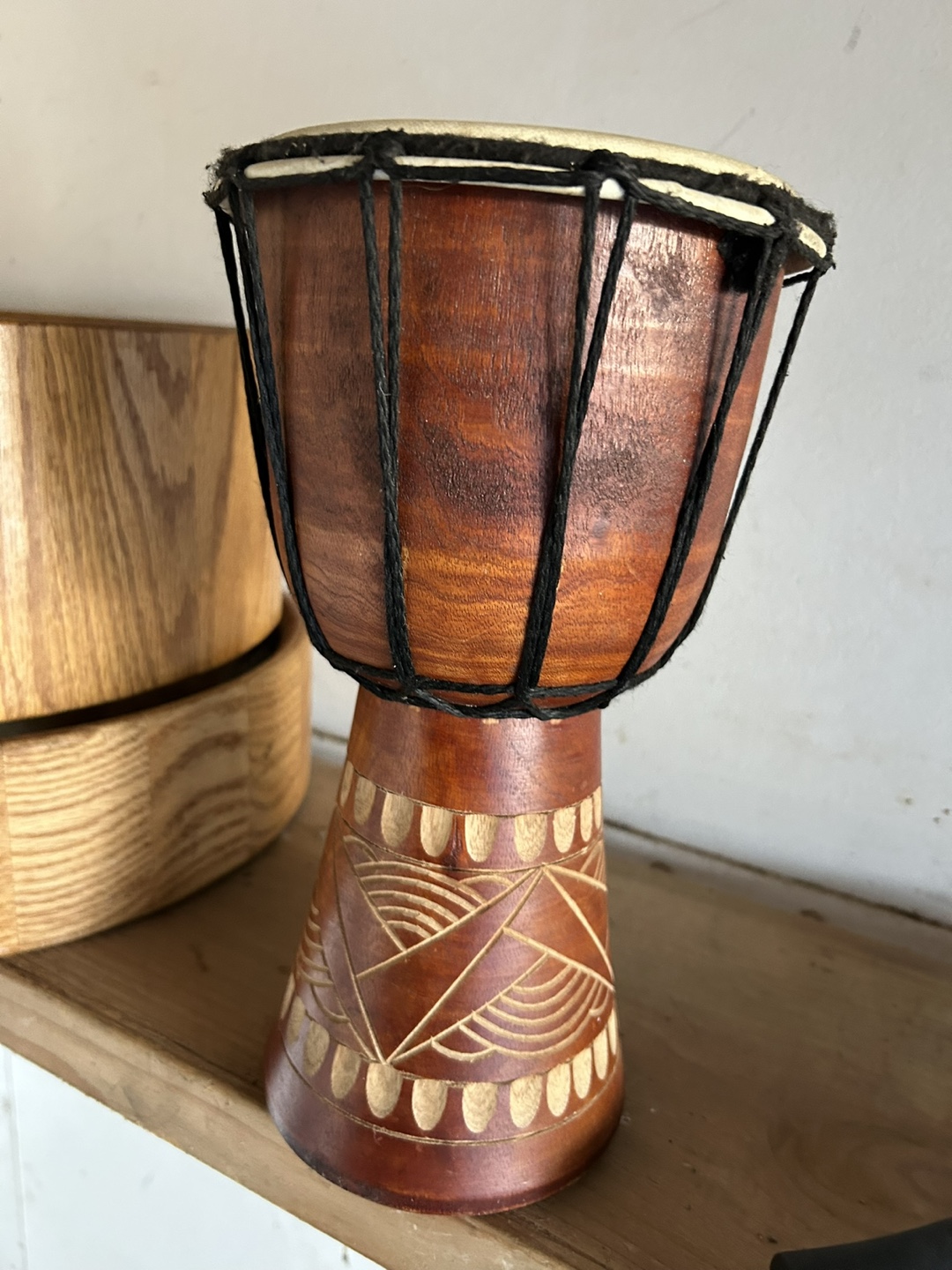 Small Wooden Bongo Drum