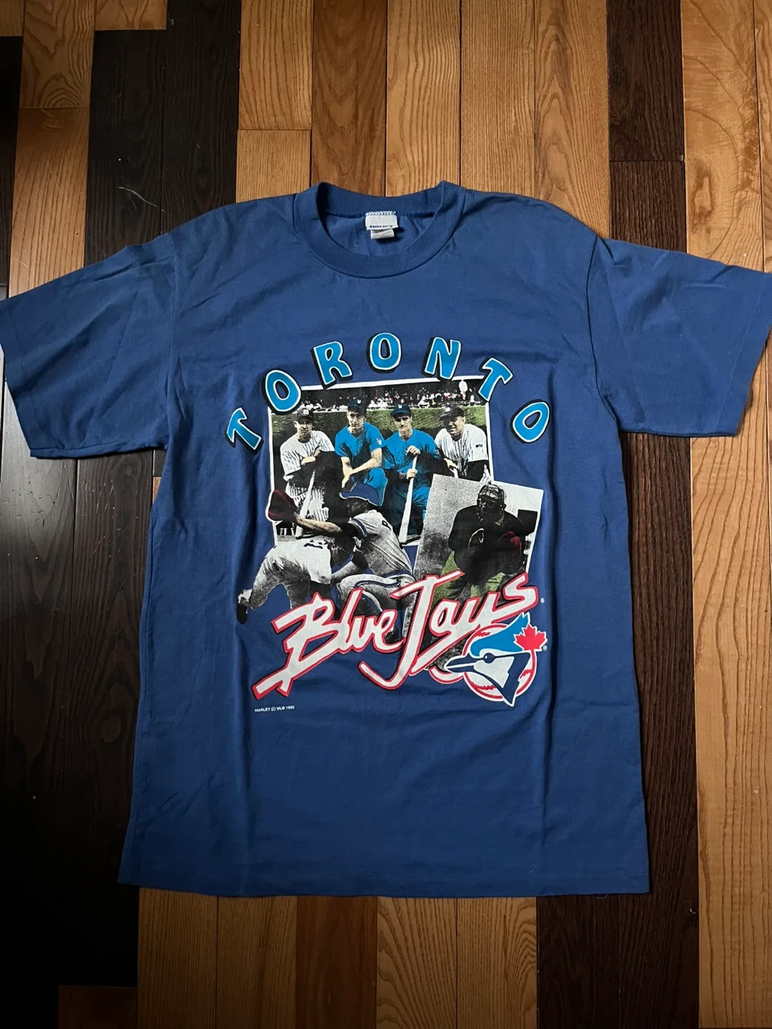 Vintage Toronto Blue Jays tee 1992 XL raptors maple leafs image indicator(2)