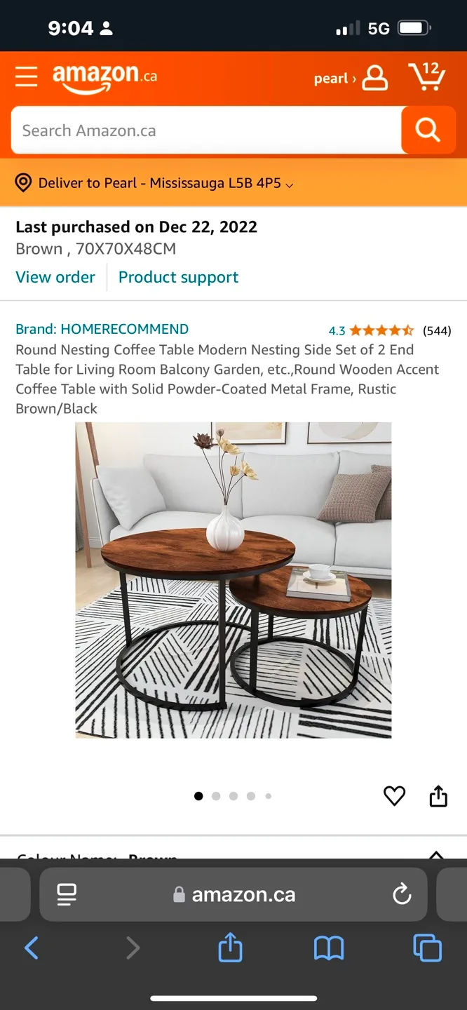 Nesting Coffee Table Set of 2 image indicator(2)