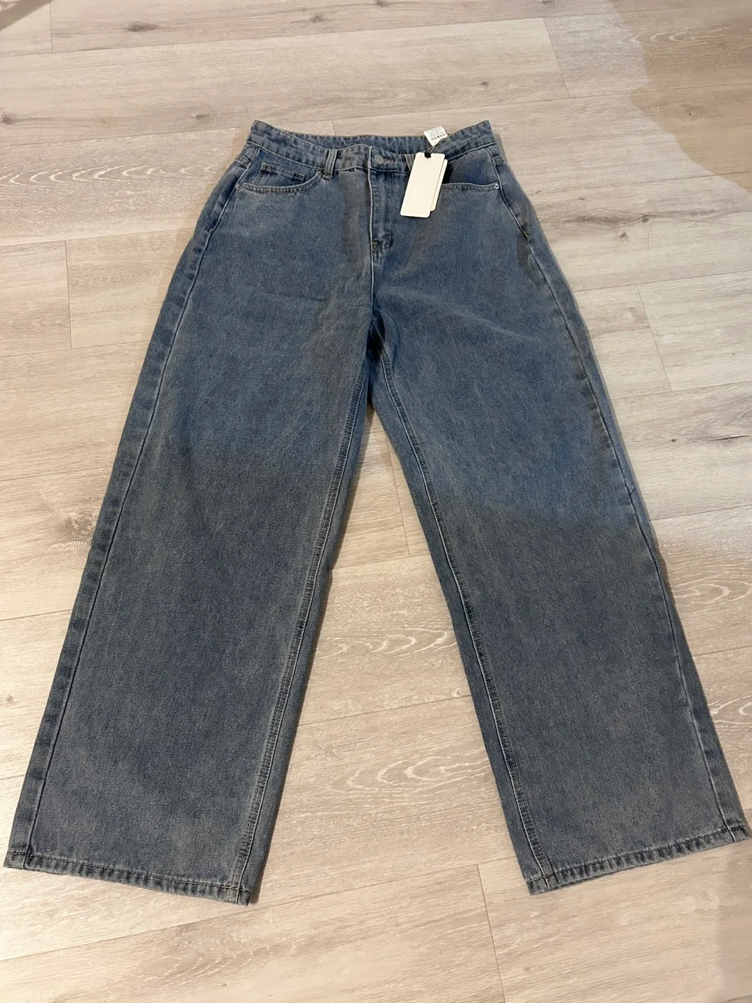 High Waisted Straight Leg Jeans thumbnail