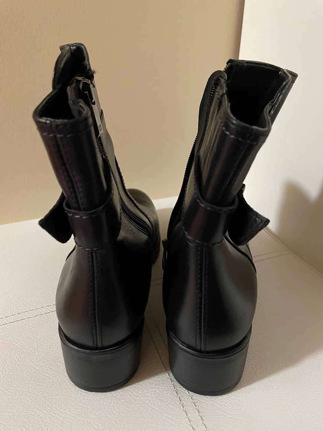 New EU 37 Winter Leather handmade boots image indicator(4)