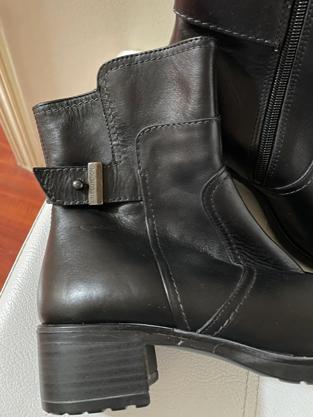 New EU 37 Winter Leather handmade boots image indicator(2)