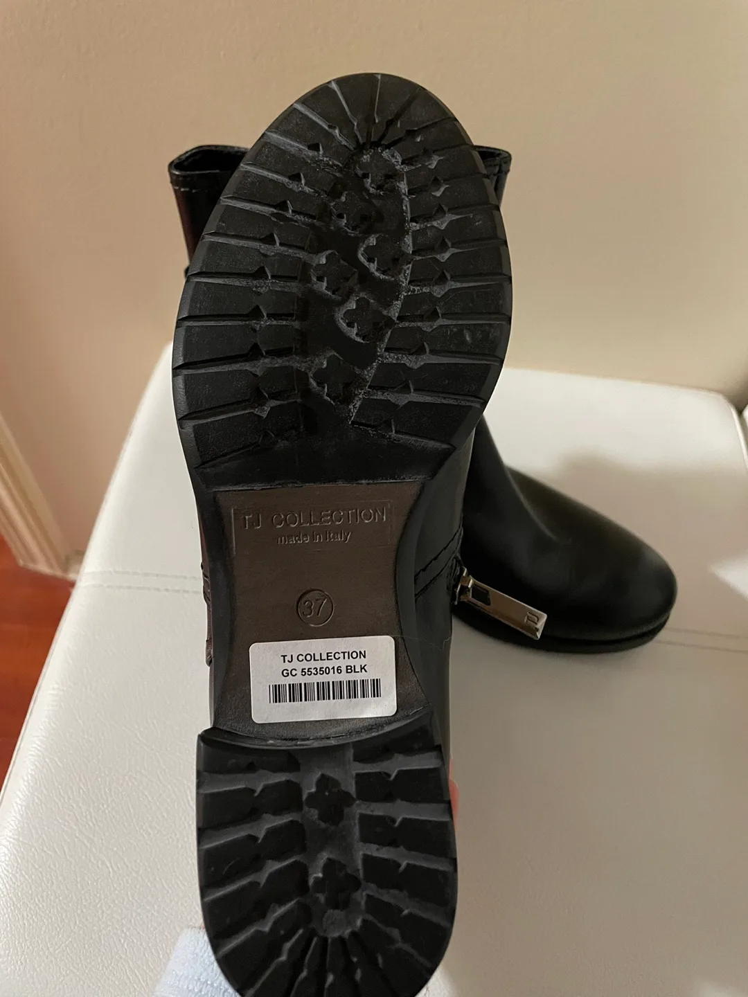 New EU 37 Winter Leather handmade boots image indicator(5)