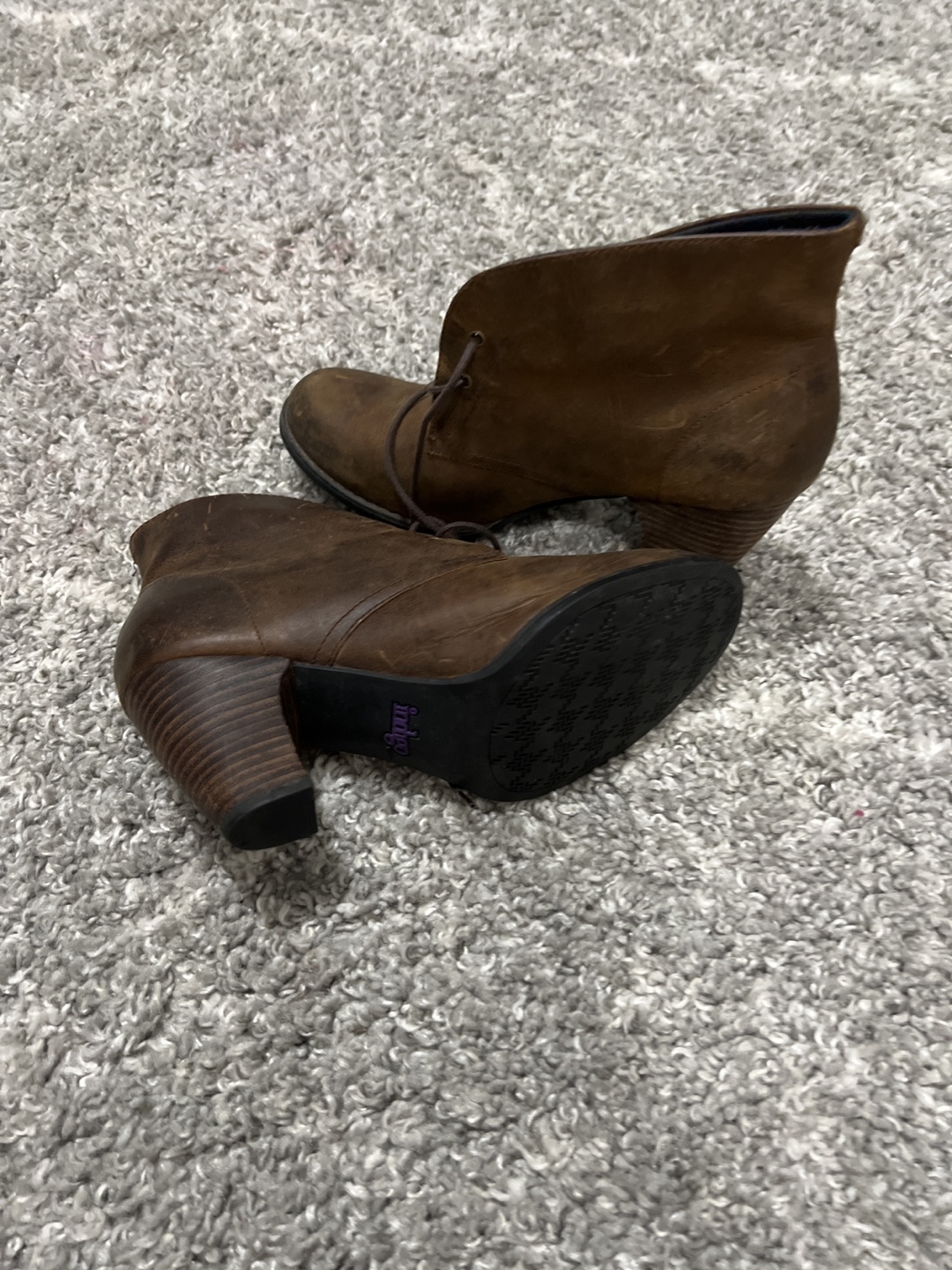 Brown Leather Ankle Boots - photo 3
