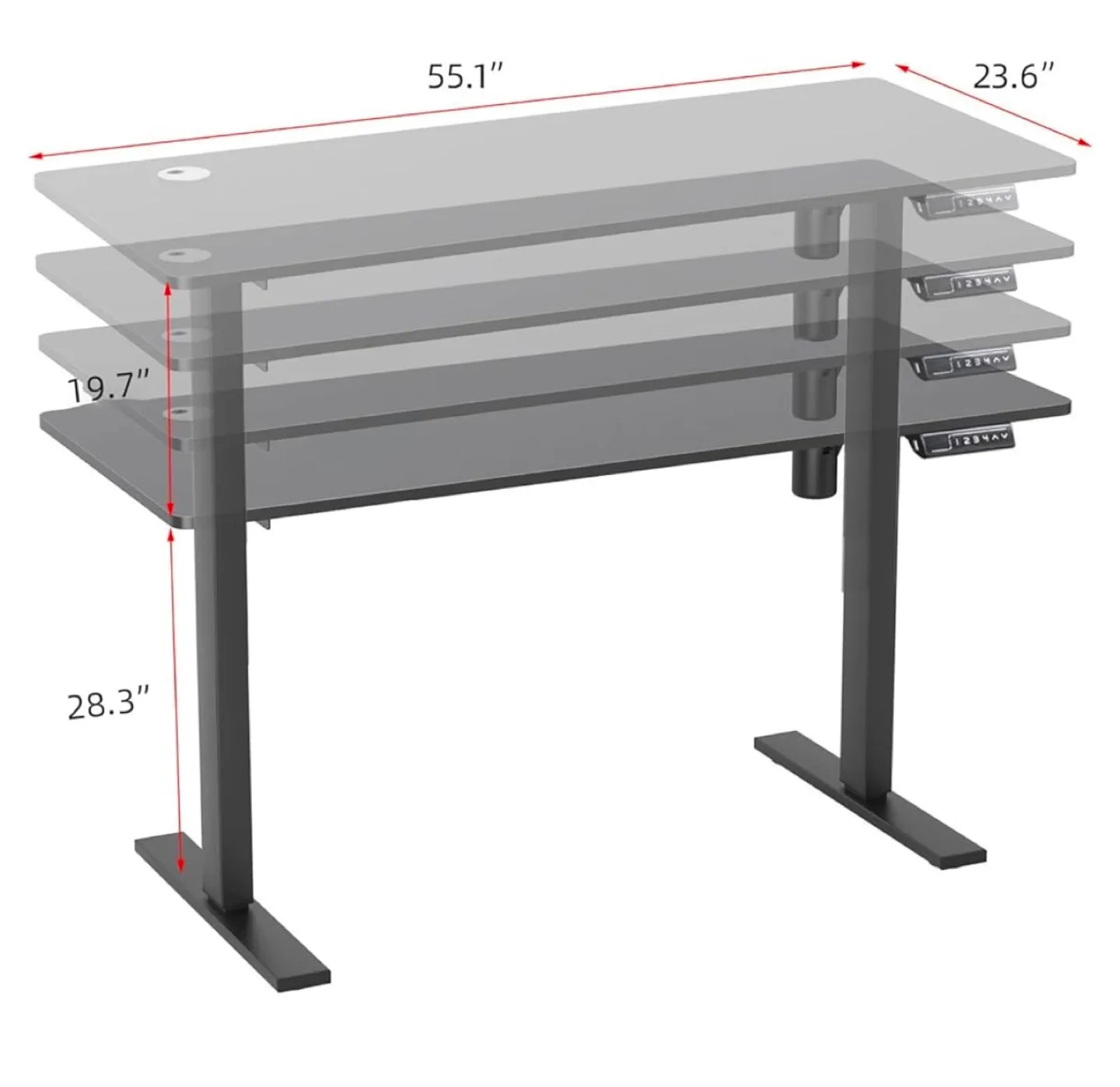 Electric Standing Desk image indicator(2)