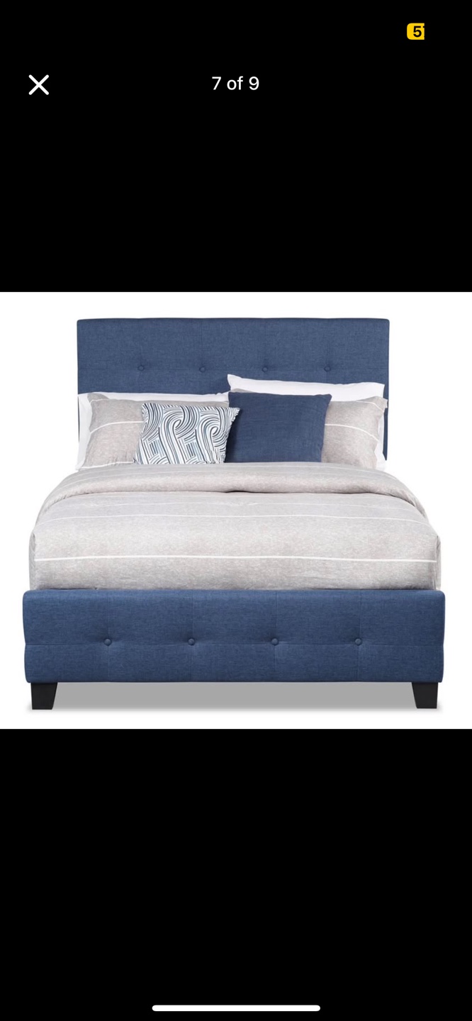 Queen Size Upholstered Bed Frame - photo 2