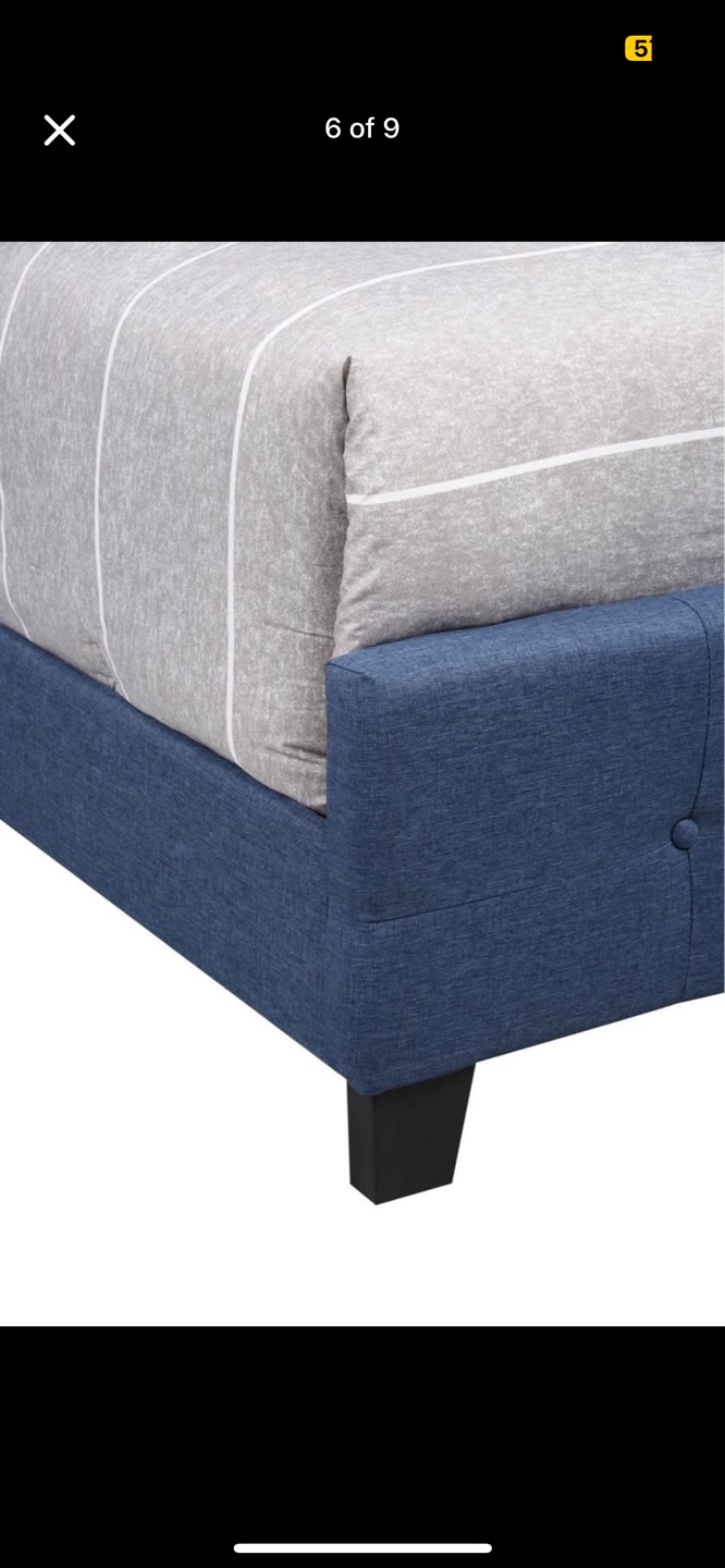Queen Size Upholstered Bed Frame - photo 4