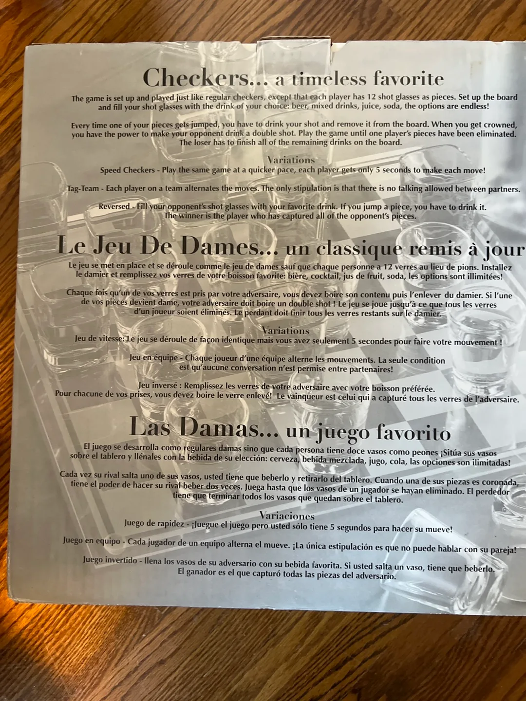 Luminous Checker Shot Set - 25 pieces image indicator(3)