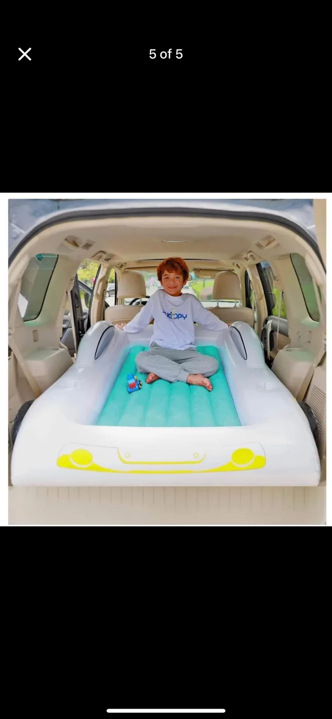 [BNIB]Inflatable Car ,Home Floor Bed for Kids-Racecar image indicator(5)