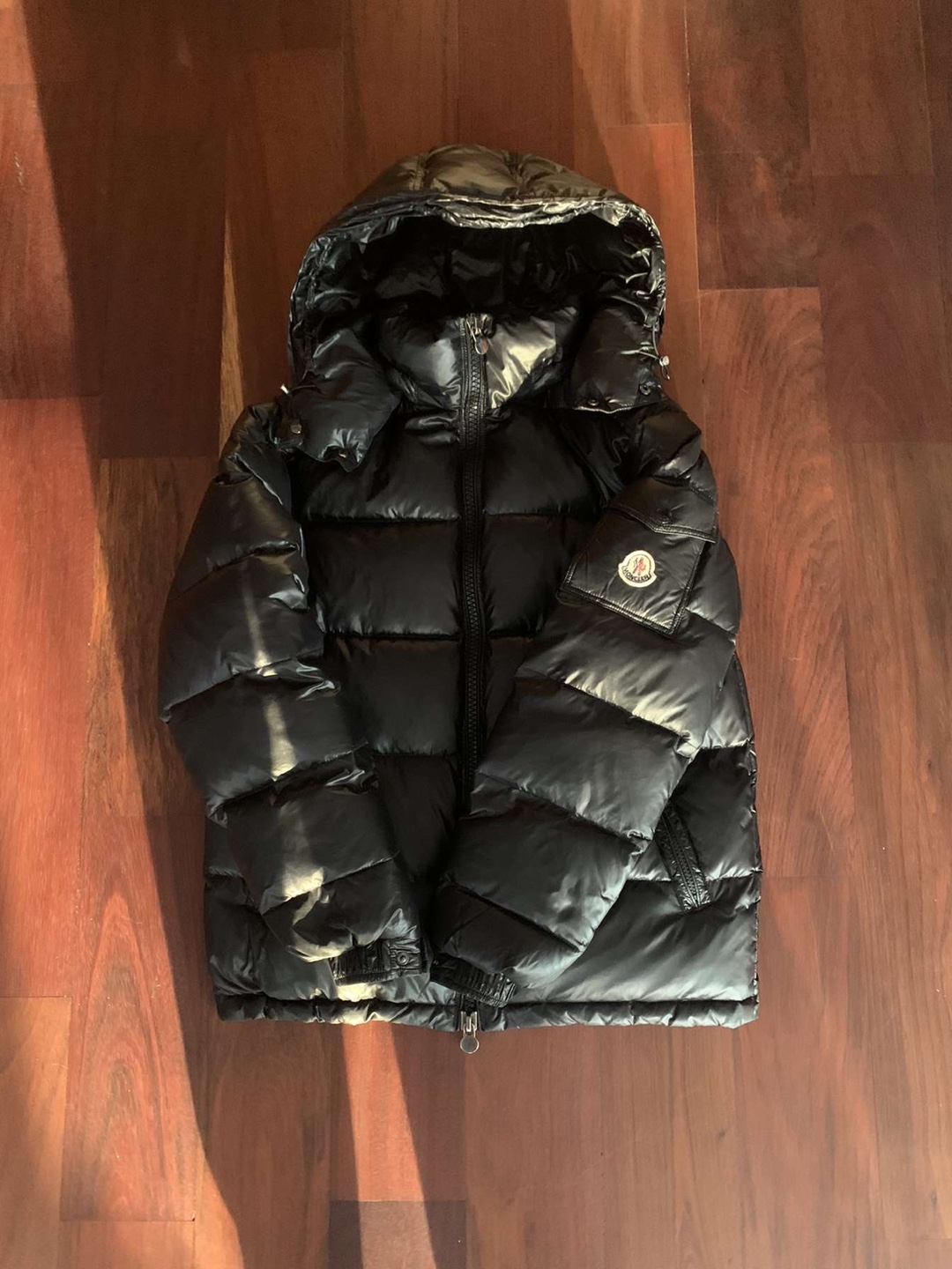 Moncler Black Down Jacket - photo 2
