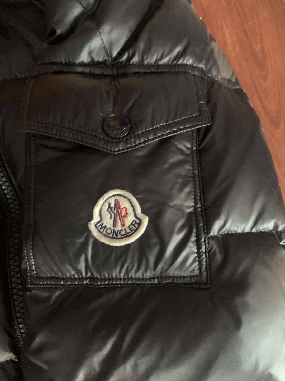 Moncler Black Down Jacket - photo 3