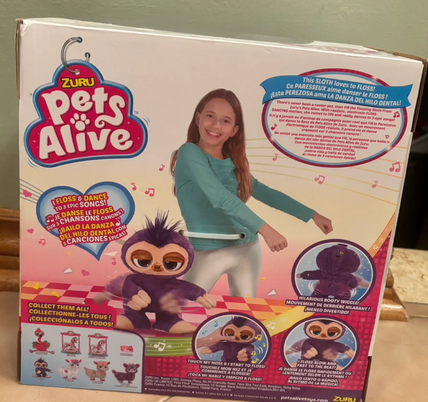 Zuru Pets Alive Fifi the Flossing Sloth image indicator(2)