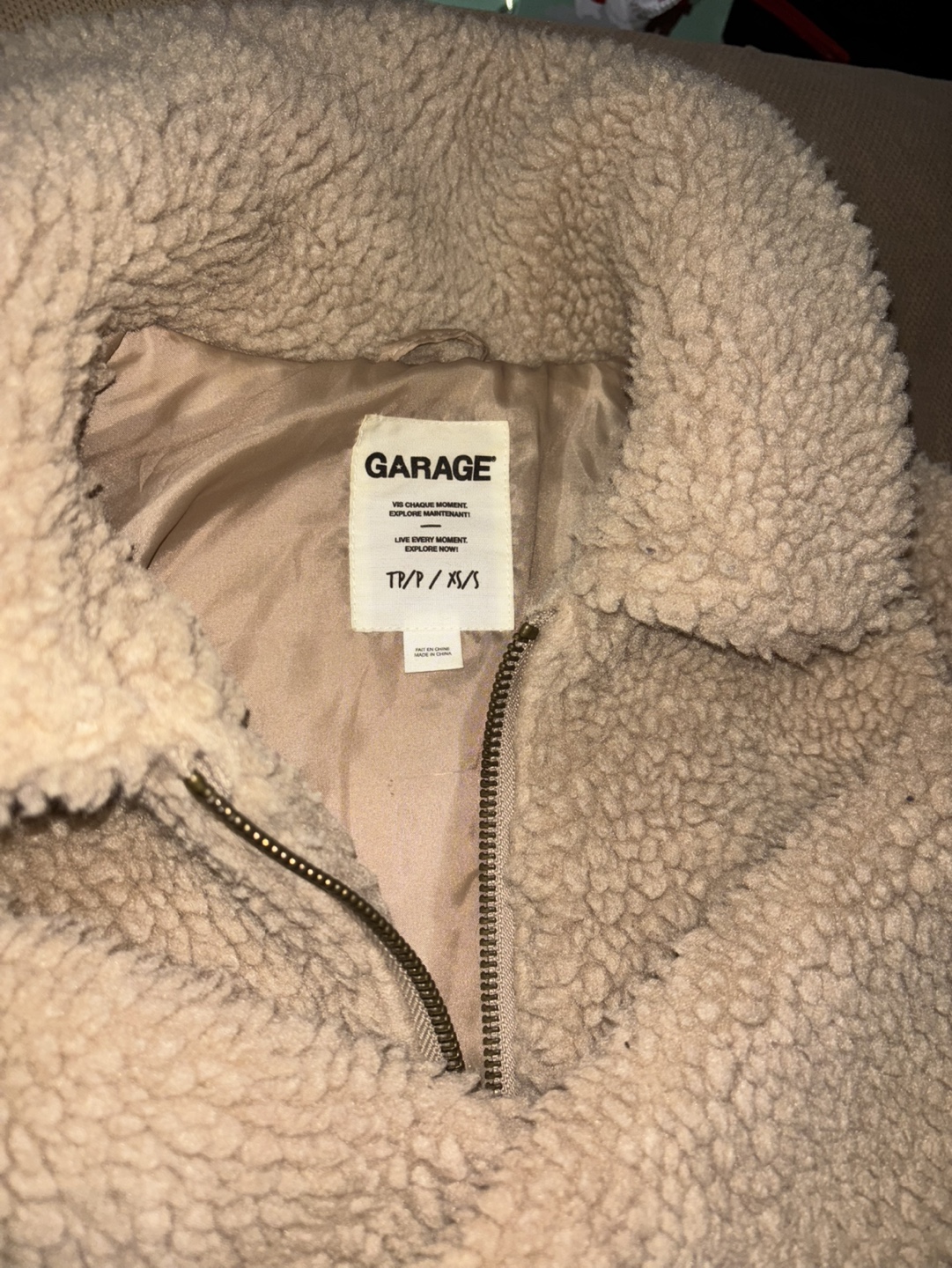 Garage Teddy Fleece Jacket