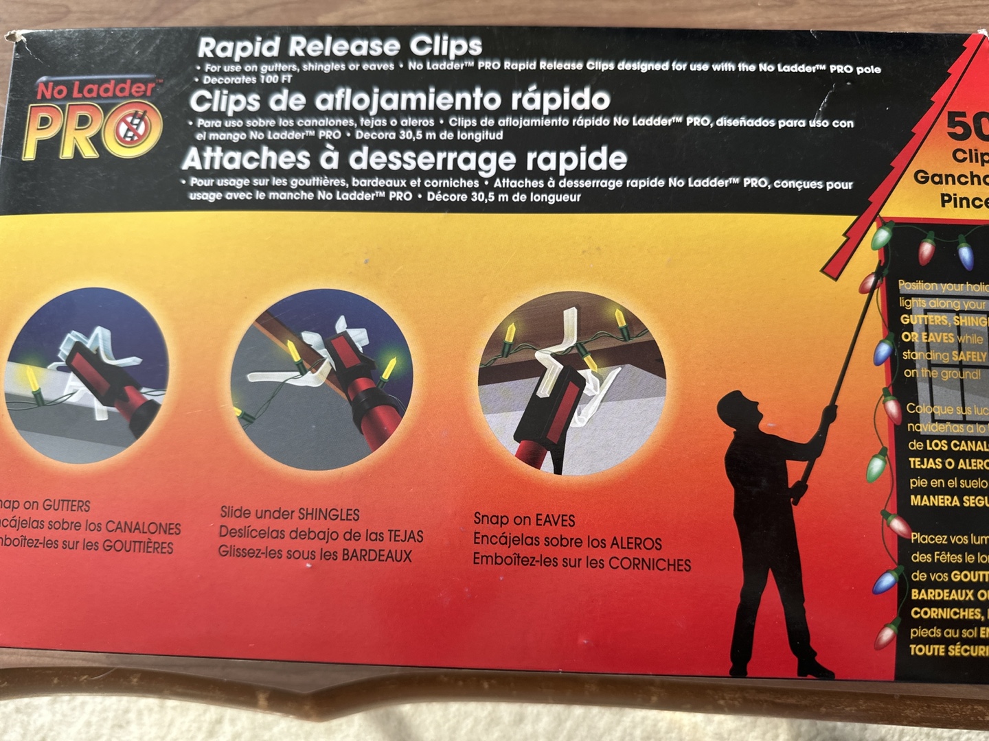 No Ladder PRO Rapid Release Clips