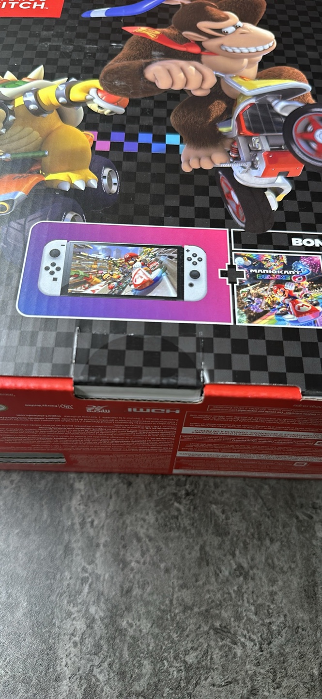 BNIB sealed Nintendo Switch OLED Console + Mario Kart 8 - photo 3