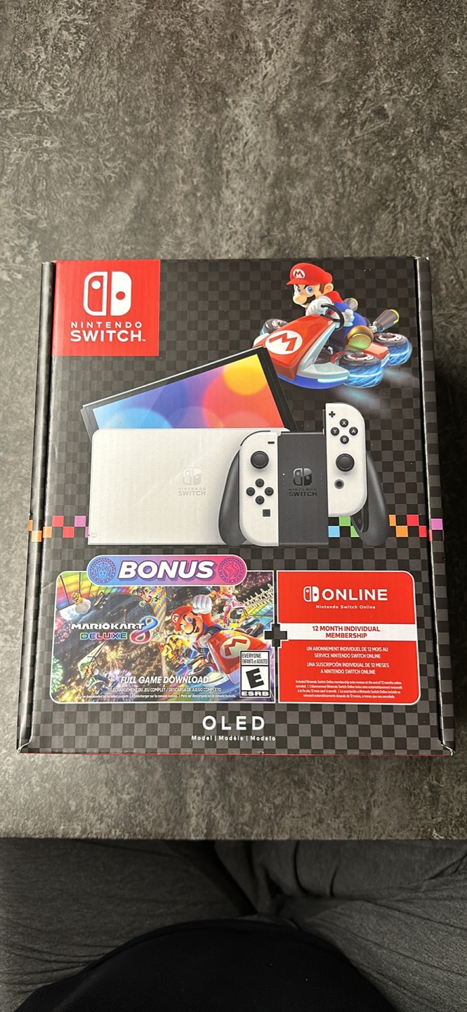 BNIB sealed Nintendo Switch OLED Console + Mario Kart 8
