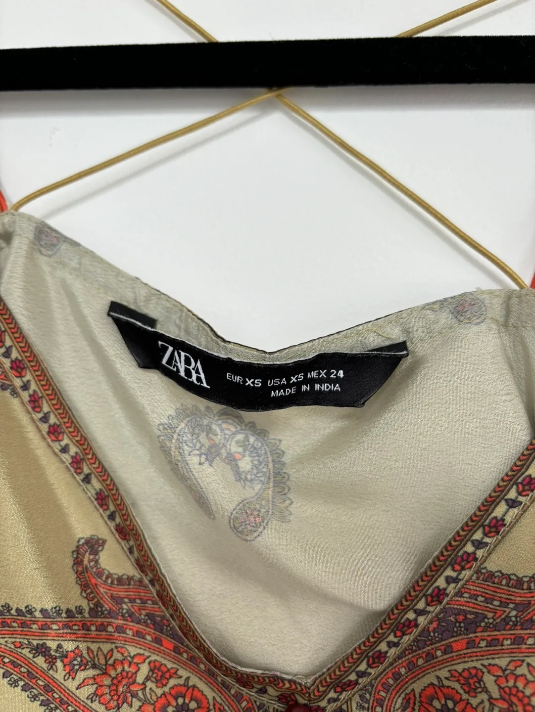 Zara Silk Paisley Top image indicator(5)