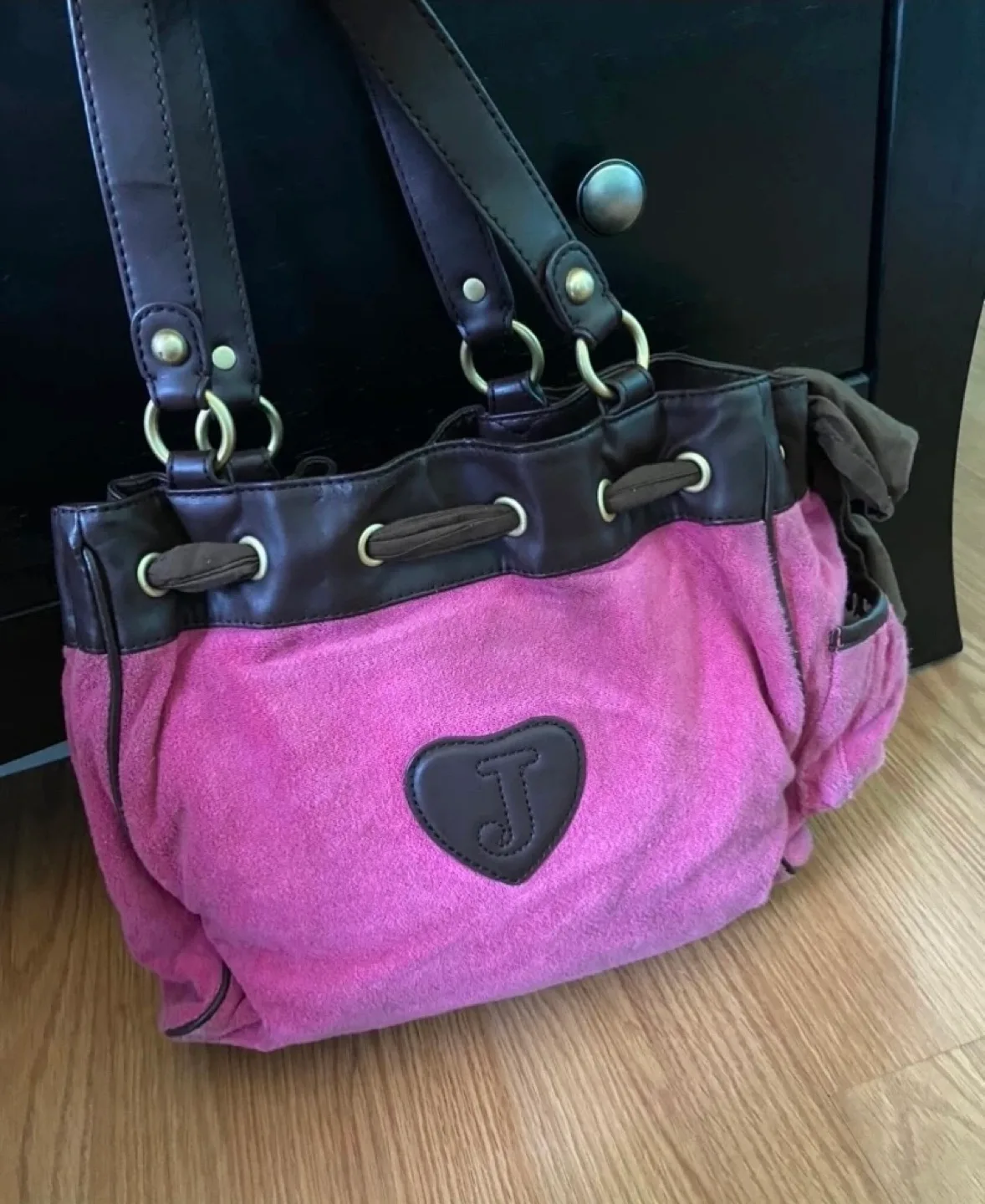 Juicy Couture Pink Velour Bag **Y2K image indicator(6)