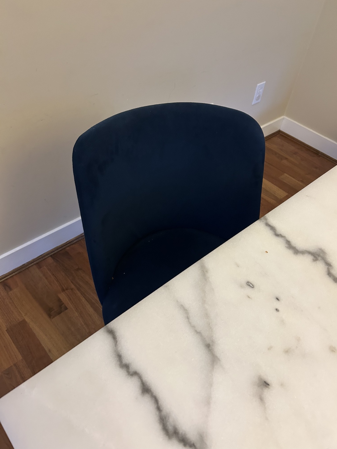 8 west elm Velvet Dining Chairs - photo 3