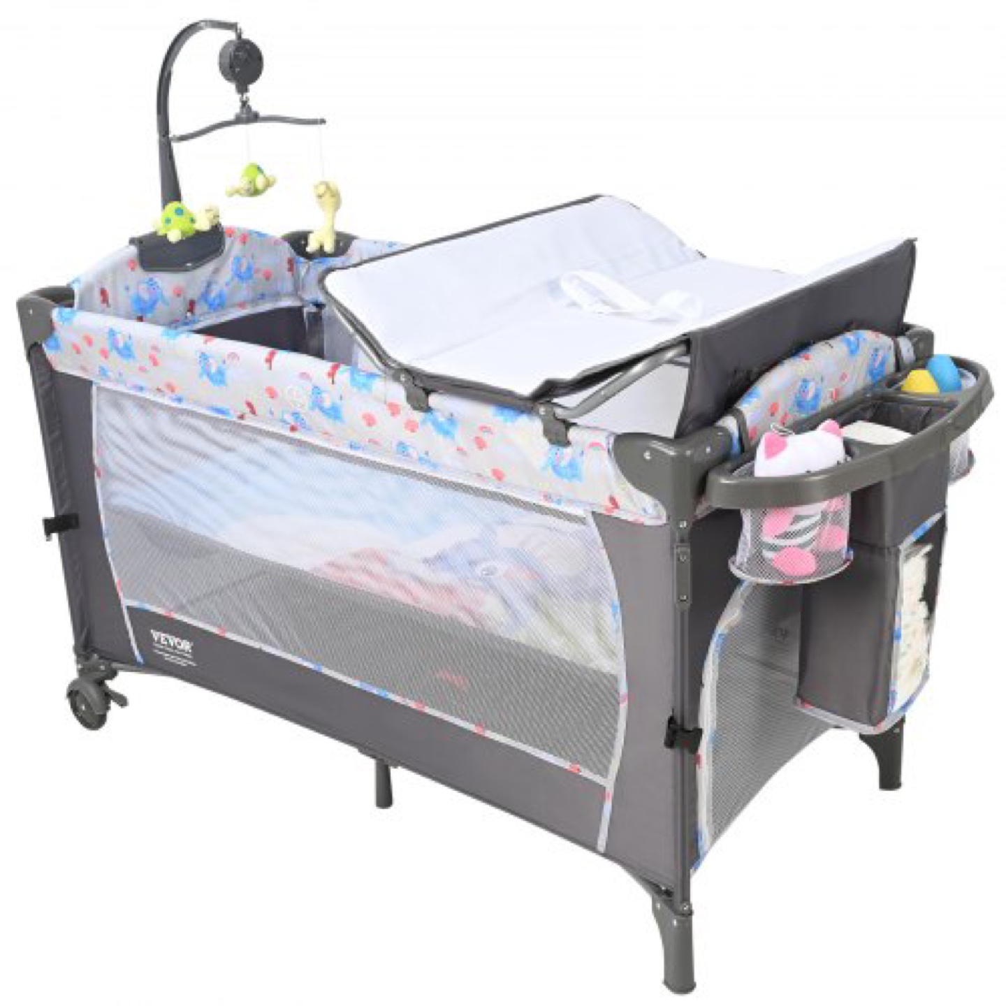 VEVOR Baby Playard with Changing Table and Mosquito Net - photo 5