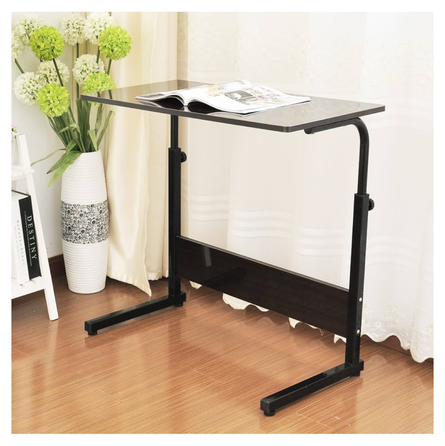 Black Rolling Laptop Desk - photo 2