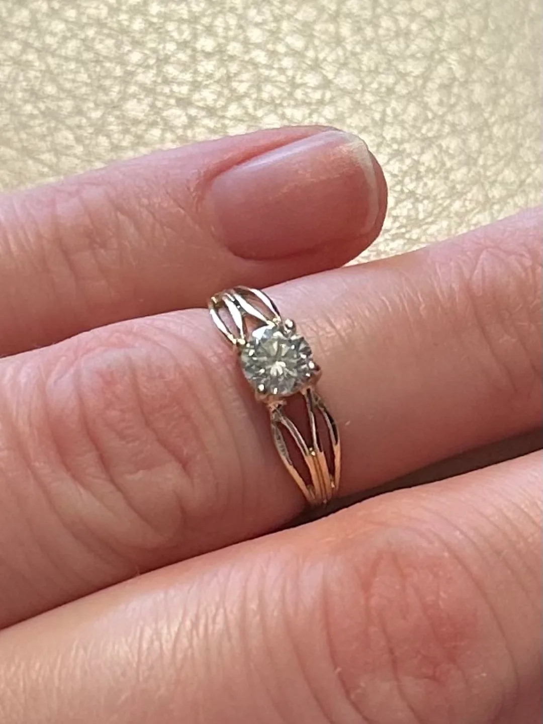 New 10K Gold .50ct Diamond Engagement Ring (with appraisal) image indicator(4)