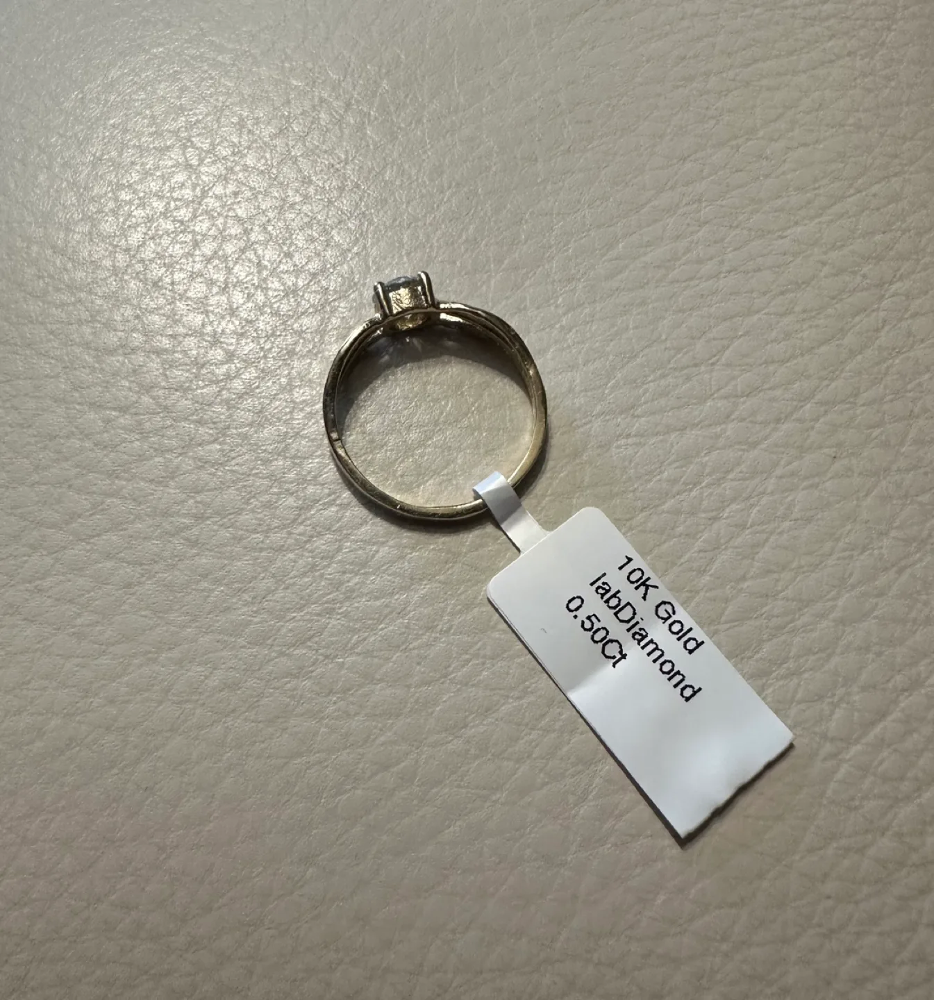 New 10K Gold .50ct Diamond Engagement Ring (with appraisal) image indicator(5)