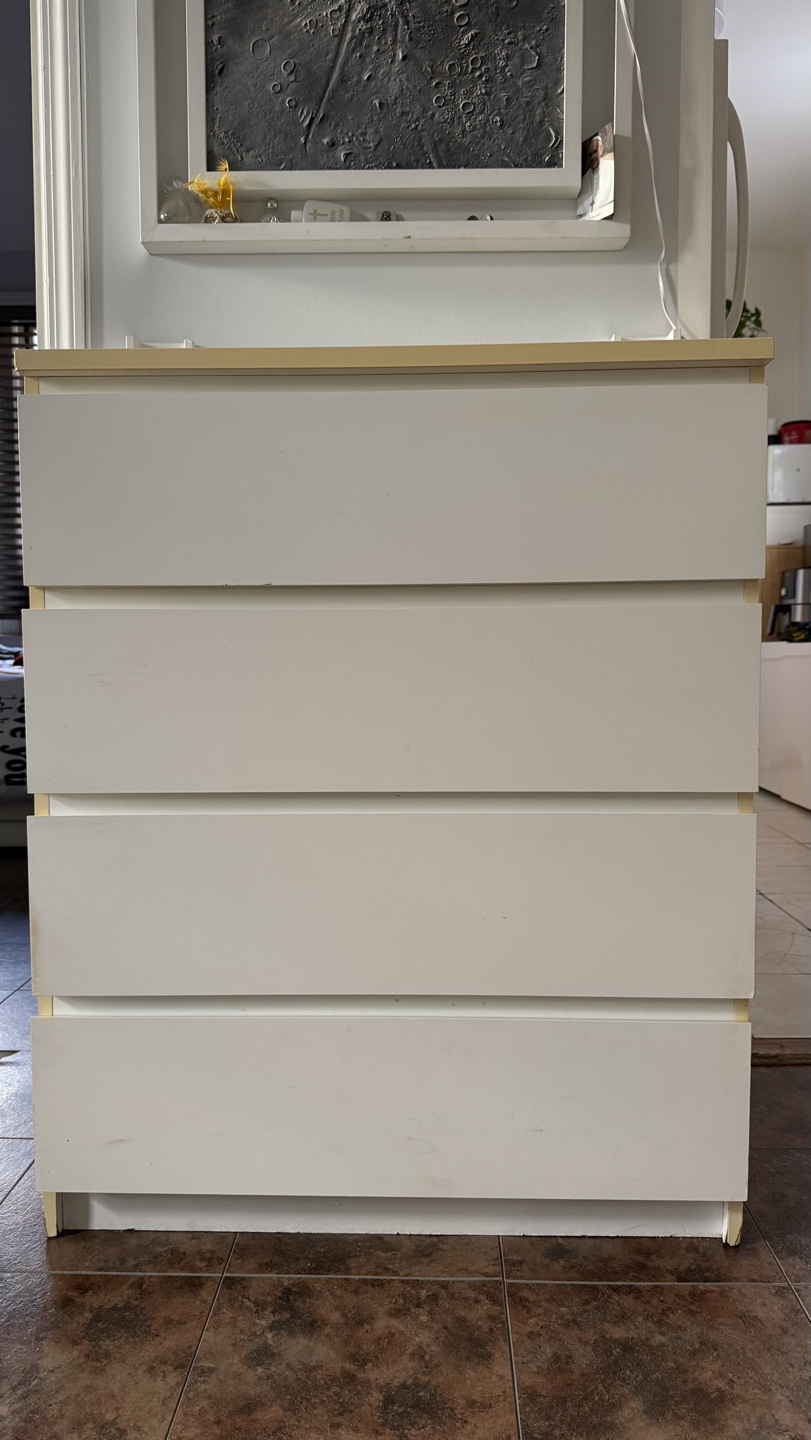 White IKEA Dresser