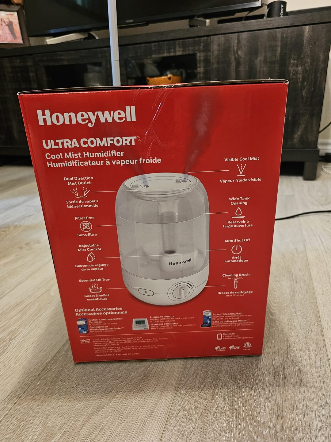 Honeywell Ultra Comfort Cool Mist Humidifier - photo 2