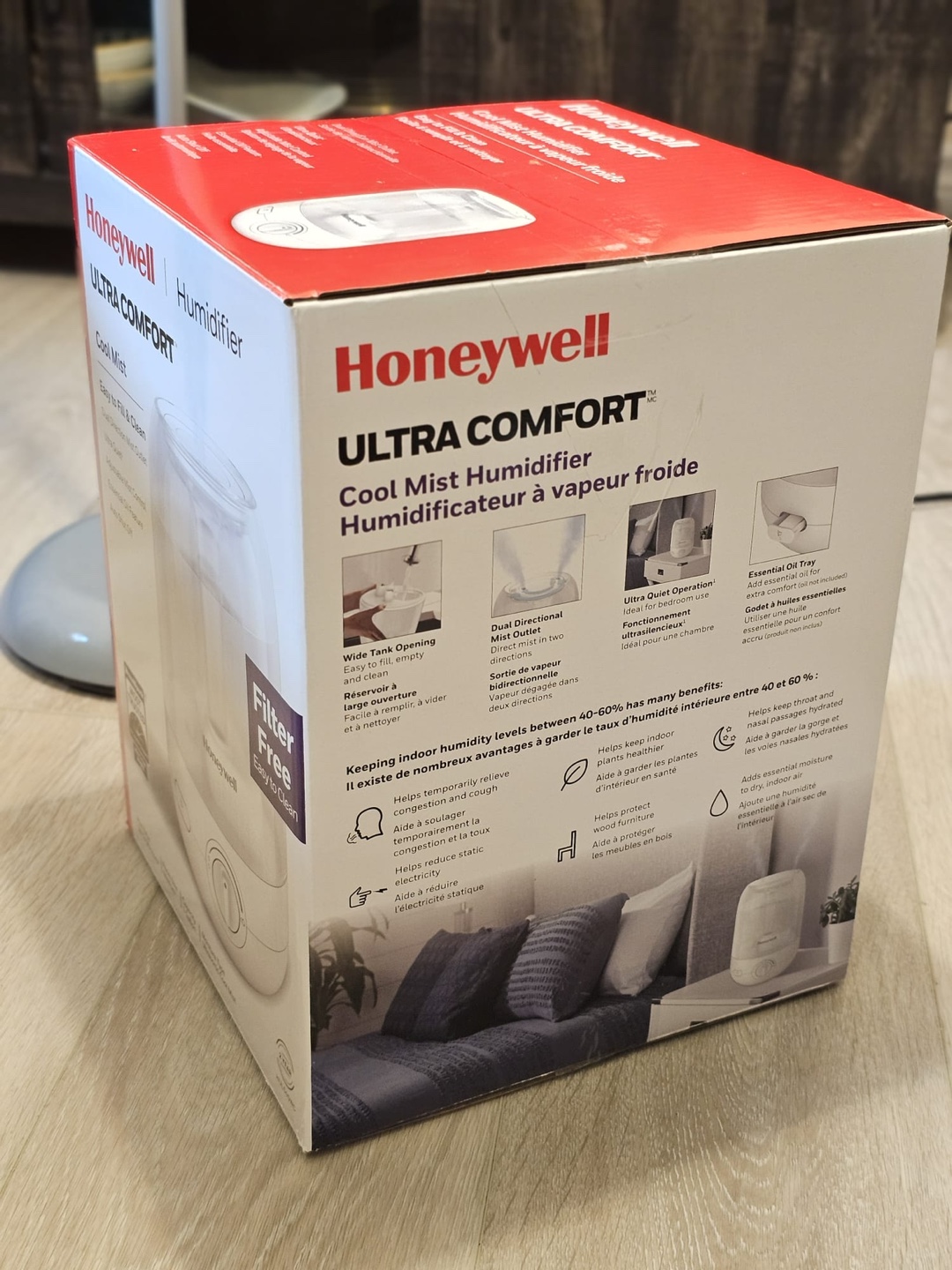 Honeywell Ultra Comfort Cool Mist Humidifier - photo 3