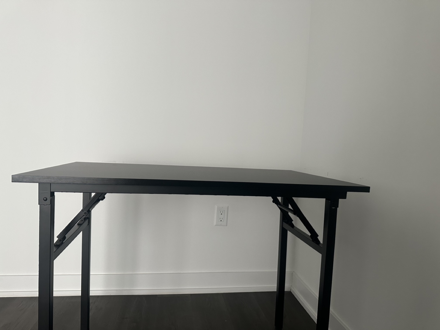 Black Folding Table - photo 2